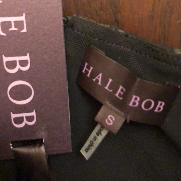 NWT Couture HALE BOB Black Dress, Metallic Flare - Picture 2 of 4